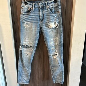 American eagle Men’s Slim Fit Distressed Denim Jeans Size 28/28